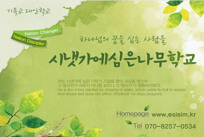 시냇가에심은나무